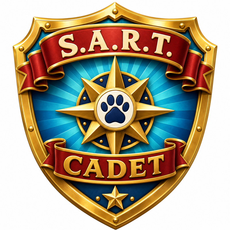 The official S.A.R.T. Cadet badge