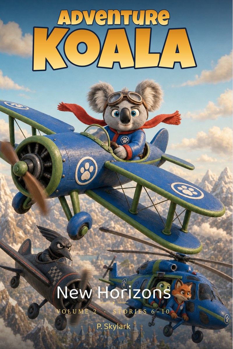 Adventure Koala Book 2 cover, New Horizons